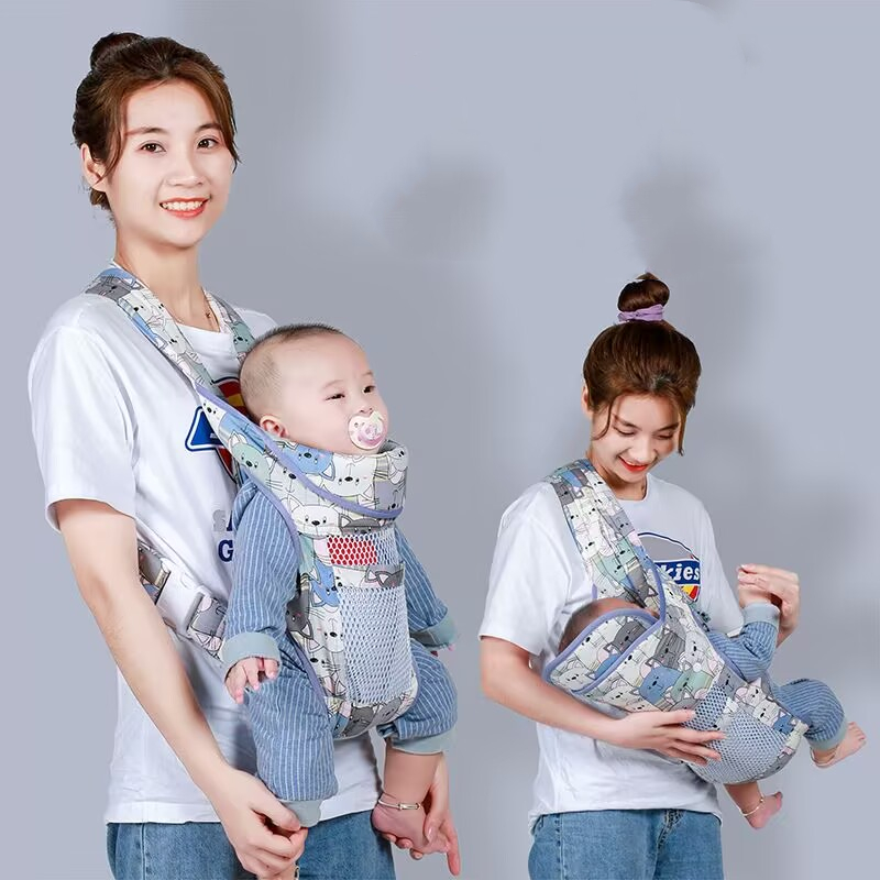 Ergonomic Baby Carrier Newborn To Toddler - เป้อุ้มเด็กแบบสะพายไหล่ตามหลักสรีรศาสตร์, เป้อุ้มเด็กปรับได้ง่ายตั้งแต่แรกเกิดถึงเด็กวัยหัดเดิน อเนกประสงค์สำหรับการพาเด็กออกนอกบ้าน
