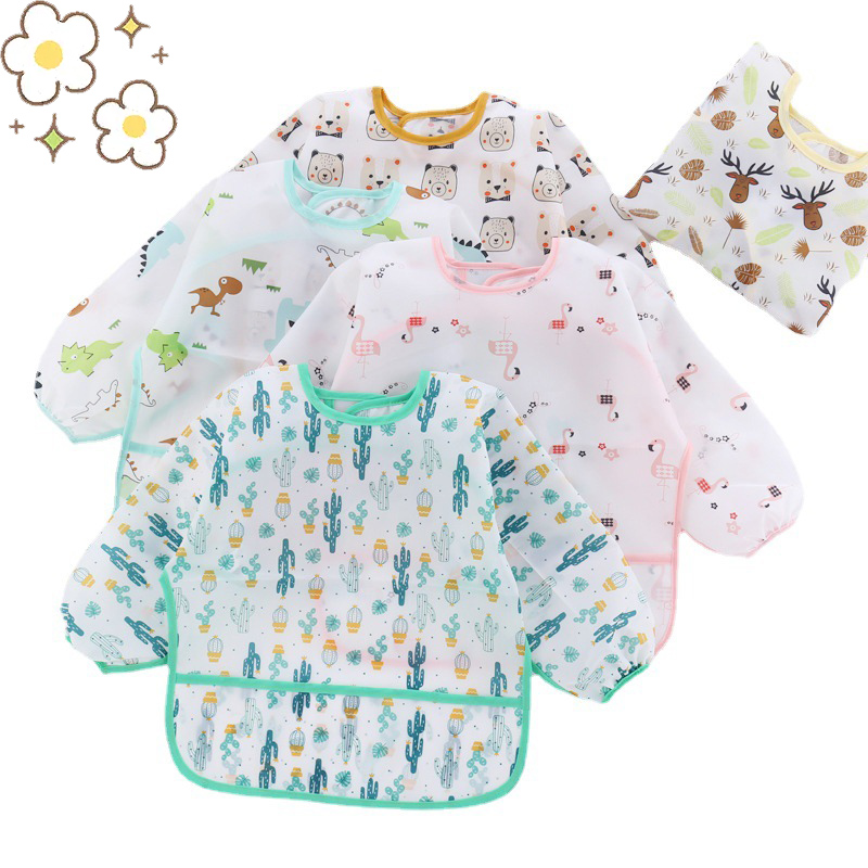Waterproof Baby Bibs Silicone - เด็กซิลิโคนการ์ตูน Bib 0-6 ปี Soft Bibs