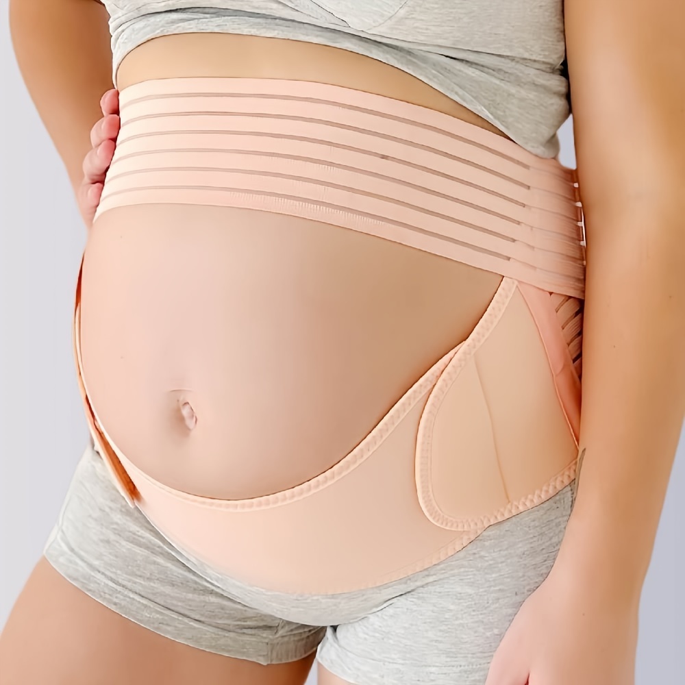 Maternity Wear - เข็มขัดพยุงหน้าท้องสำหรับหญิงตั้งครรภ์ ปรับระดับได้ ช่วยพยุงหลังและหน้าท้อง ป้องกันอาการปวดและรองรับสรีระ