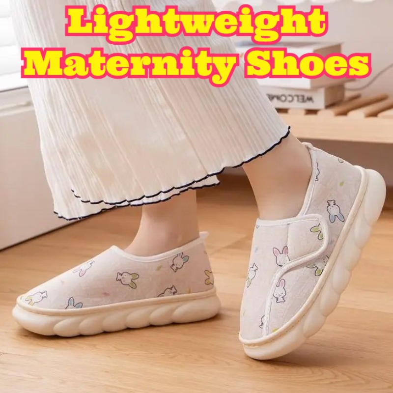 Maternity Wear - รองเท้าสำหรับคุณแม่ตั้งครรภ์ในฤดูร้อน น้ำหนักเบา ระบายอากาศได้ดี พื้นรองเท้านุ่ม ไม่ลื่น ใส่สบาย