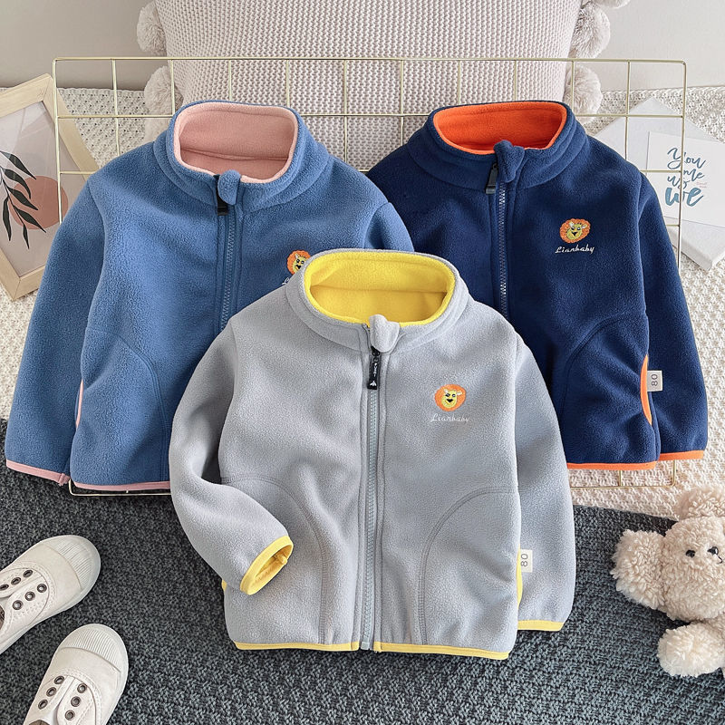Toddler Boy Winter Fleece Jacket - เสื้อแจ็คเก็ตคาร์ดิแกนขนแกะสำหรับเด็กชายและเด็กหญิงปี 2026 เสื้อโค้ทเด็กมีฮู้ดสำหรับฤดูหนาว เสื้อคลุมเด็กเล็กแบบสบายๆ