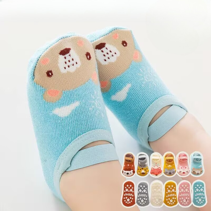 Unisex Baby Socks Non Slip - ถุงเท้าเด็กแรกเกิด 0-3 ปี ถุงเท้าเด็กผู้หญิง เด็กผู้ชาย ถุงเท้ากันลื่น