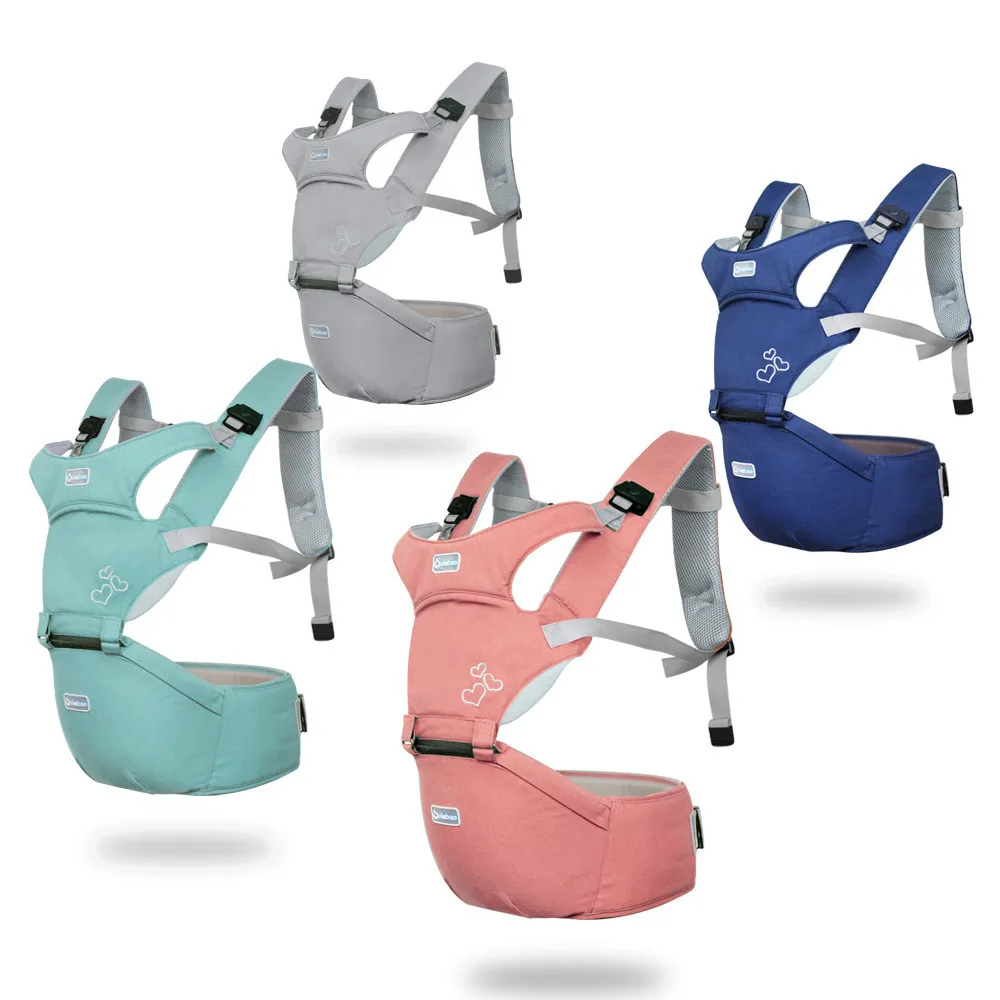 Ergonomic Baby Carrier Newborn To Toddler - เป้อุ้มเด็กตามหลักสรีรศาสตร์ทารกมัลติฟังก์ชั่สตูลเอวทารกแรกเกิดถึงเด็กวัยหัดเดิน Multi-use ก่อนและหลังอุปกรณ์เสริมกระเป๋าจิงโจ้