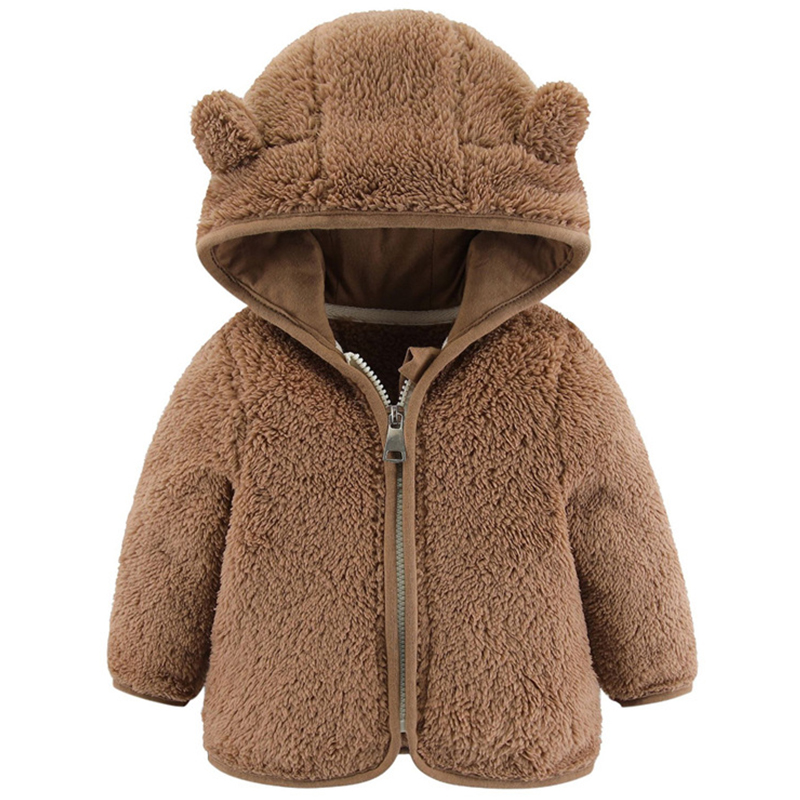 Toddler Boy Winter Fleece Jacket - แจ็กเก็ตมีฮู้ดและซิปน่ารักลำลองสำหรับ BC129เสื้อคลุมเด็กผู้หญิงสำหรับฤดูใบไม้ร่วงเสื้อผ้าเด็กฤดูหนาว