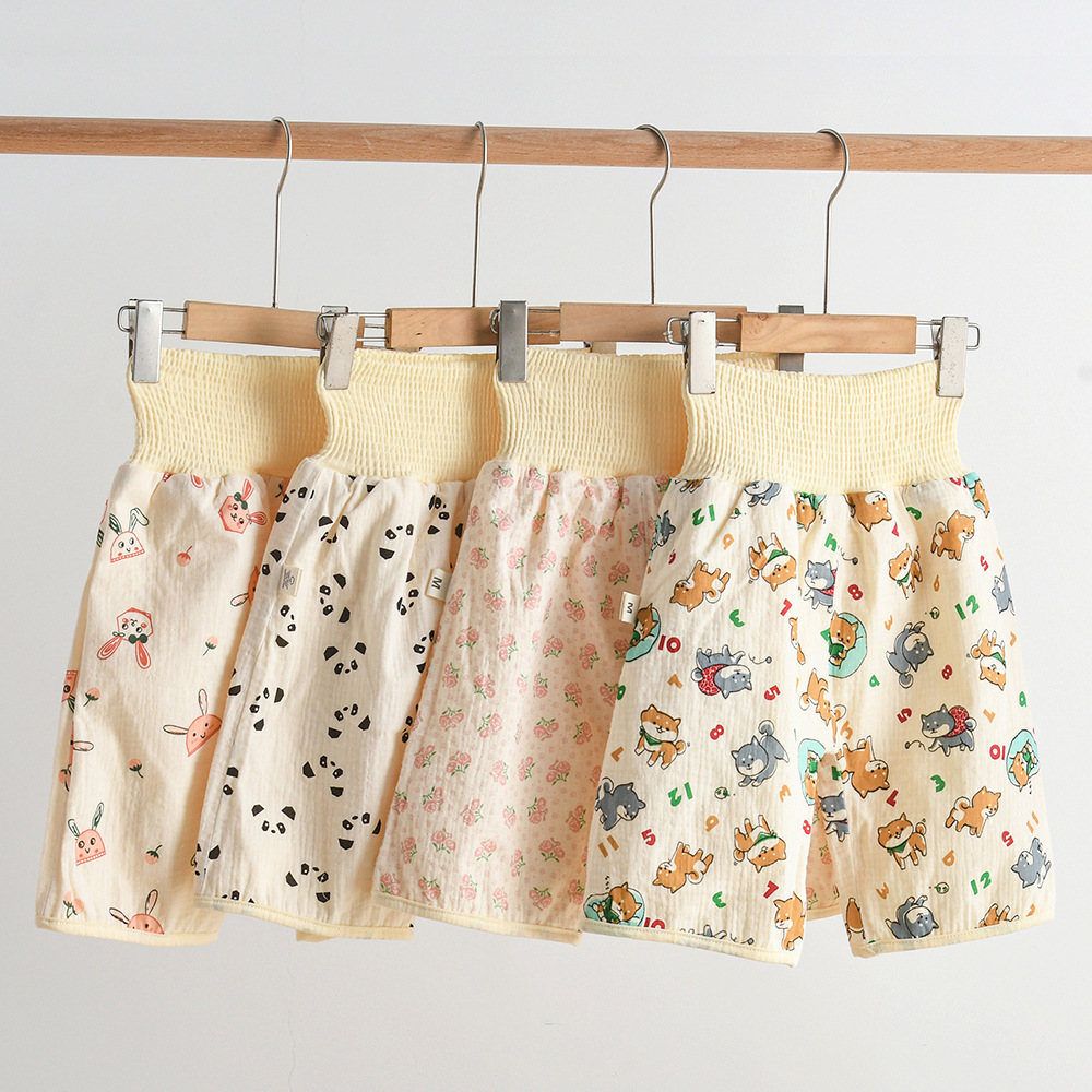 Toddler Training Pants Leak Proof - กันน้ําเด็ก Pee กระโปรงผ้าอ้อมผ้าฝ้ายการฝึกอบรมไม่เต็มเต็งกางเกงสําหรับเด็กวัยหัดเดิน Nighttime Bed Pad