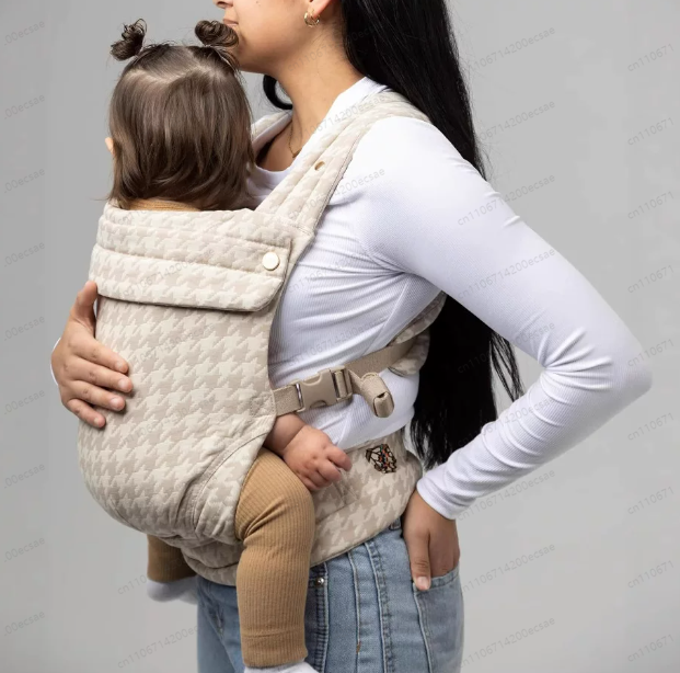 Ergonomic Baby Carrier Newborn To Toddler - เป้อุ้มเด็กแรกเกิดถึงเด็กวัยหัดเดิน, ออกแบบตามหลักสรีรศาสตร์, อบอุ่นและน้ำหนักเบา, เป้อุ้มเด็กวัยหัดเดินแบบพรีเมียม, ผ้าฝ้ายนุ่มระบายอากาศได้ดี