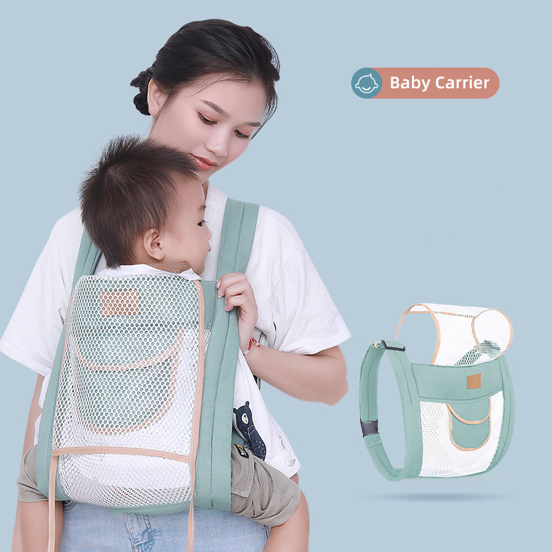 Ergonomic Baby Carrier Newborn To Toddler - กระเป๋าเป้อุ้มเด็กแบบพกพากระเป๋าเป้สะพายหลังตามหลักสรีรศาสตร์ทารกแรกเกิดถึงเด็กวัยหัดเดินด้านหน้าและด้านหลังผู้ถือ Kangaroo Wrap สลิงอุปกรณ์เสริมสําหรับเด็ก