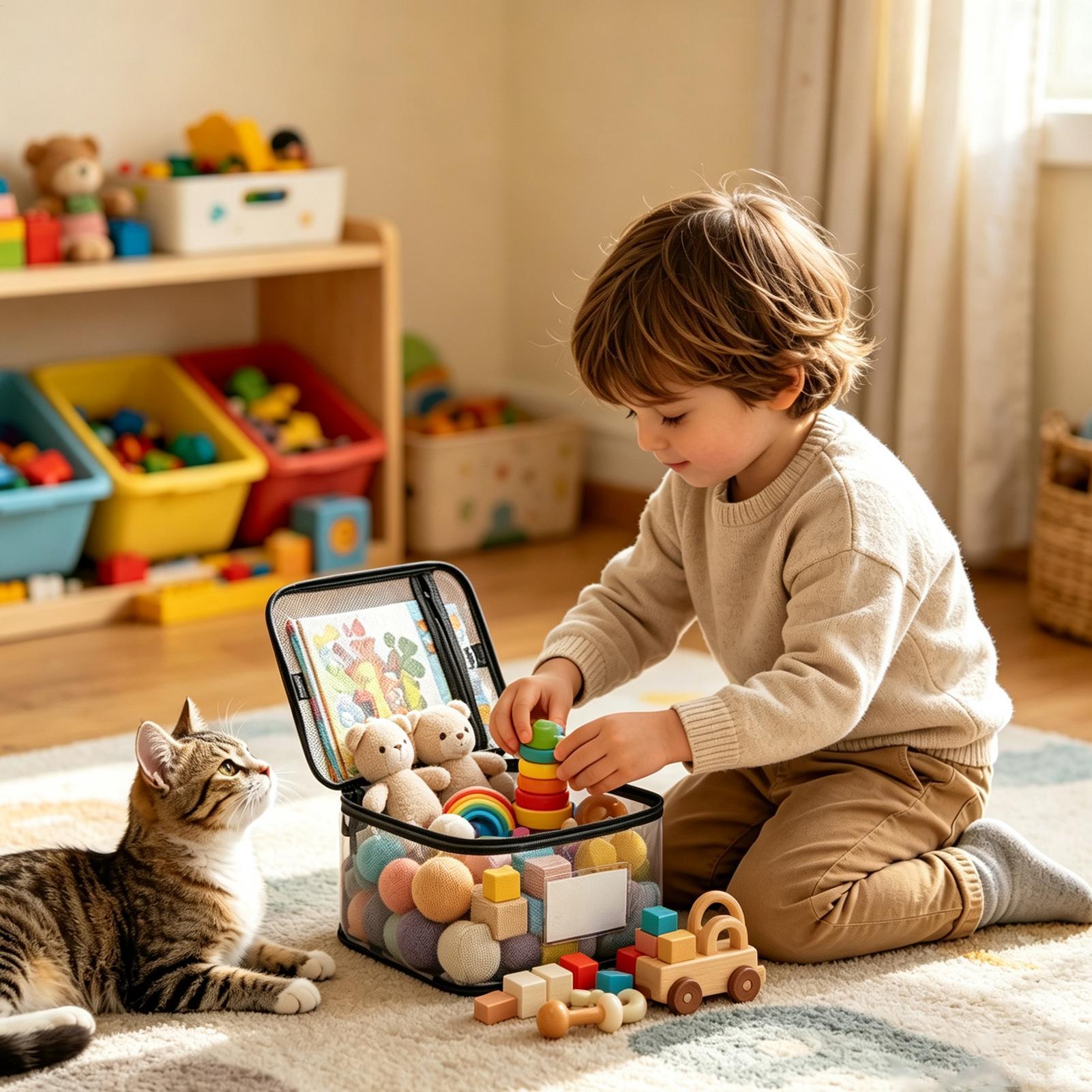 ถุงเก็บของเล่นใส 6 ชิ้น พร้อมป - Nursery บทวิจารณ์และราคา