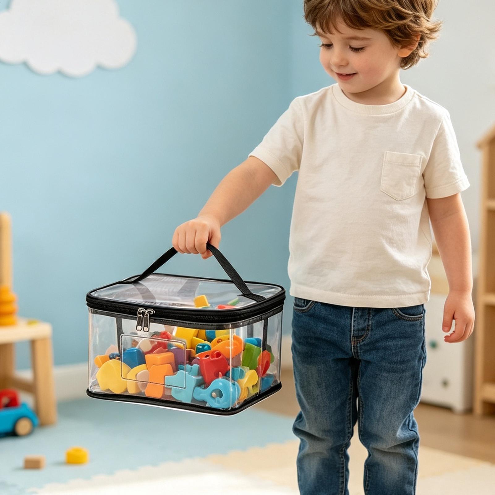 ถุงเก็บของเล่นใส 6 ชิ้น พร้อมป - Nursery บทวิจารณ์และราคา