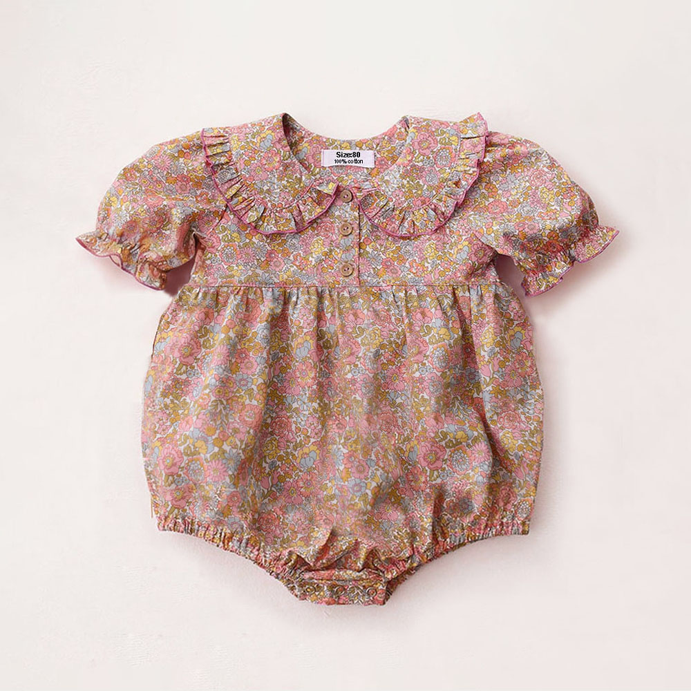 ชุดรอมเปอร์เด็กทารกแรกเกิดลายด - Newborn Baby Girl Romper Floral บทวิจารณ์และราคา