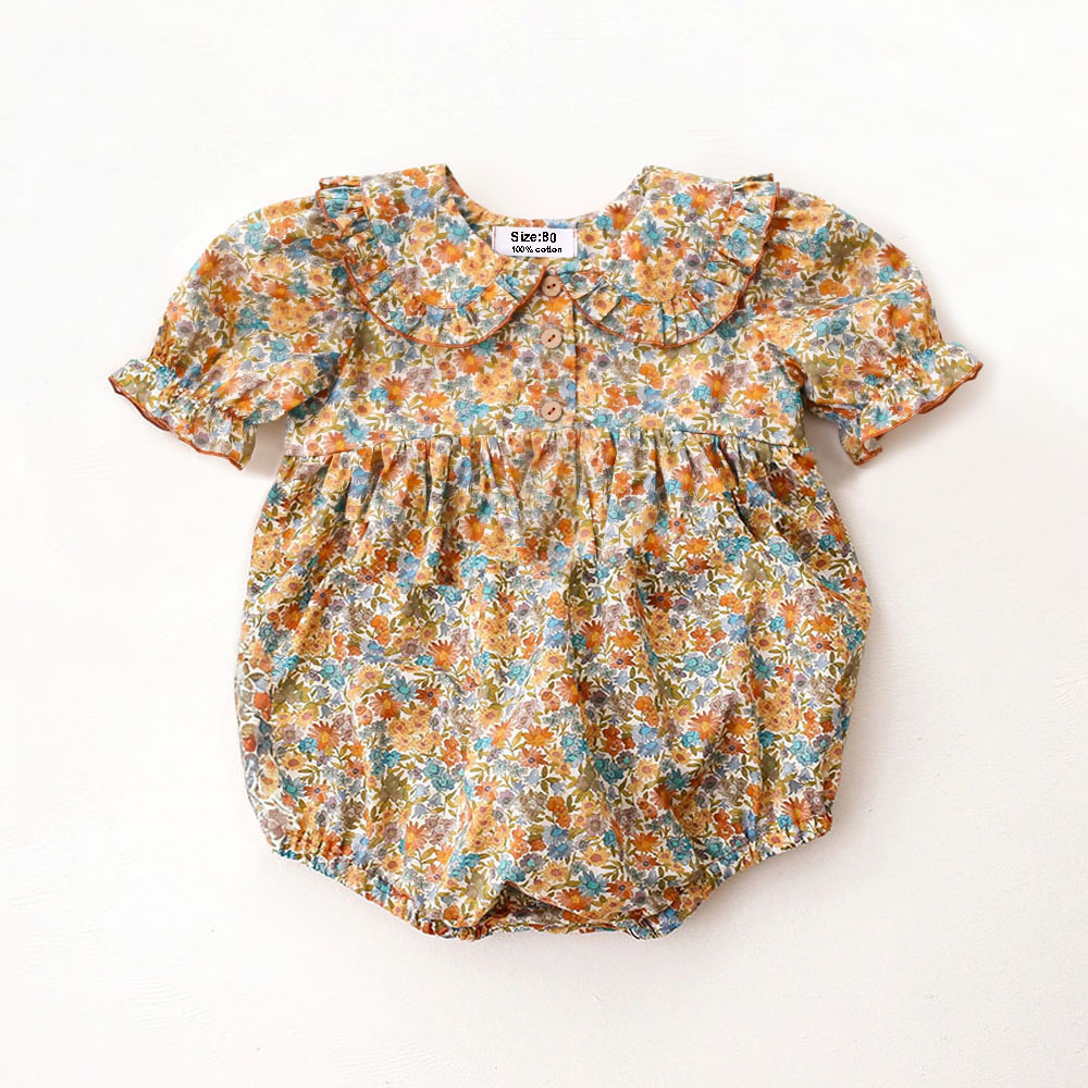 ชุดรอมเปอร์เด็กทารกแรกเกิดลายด - Newborn Baby Girl Romper Floral บทวิจารณ์และราคา
