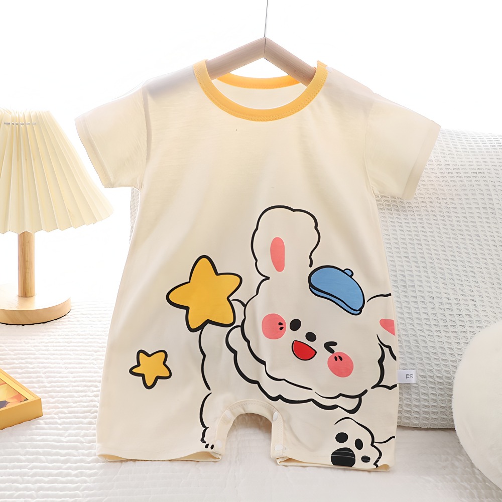 ชุดบอดี้สูทผ้าฝ้ายลินินสำหรับเ - Baby Summer Linen Sleeveless Jumpsuit บทวิจารณ์และราคา