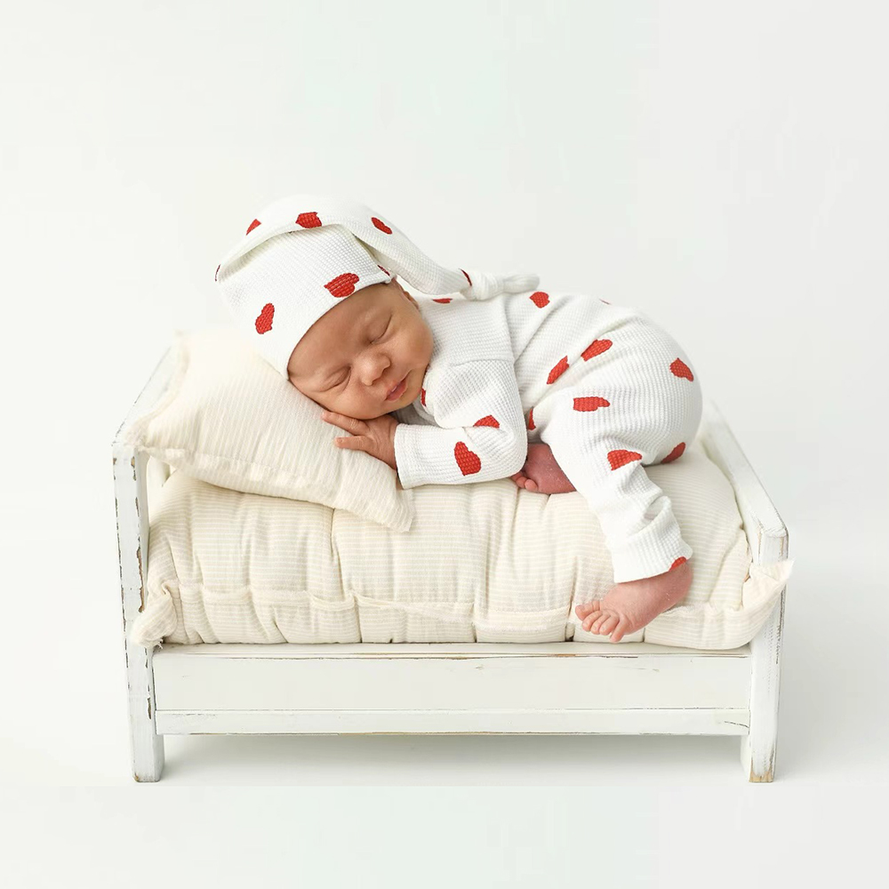 ชุดถ่ายภาพทารกแรกเกิดธีมหัวใจ  - Infant Photography Props Outfit บทวิจารณ์และราคา