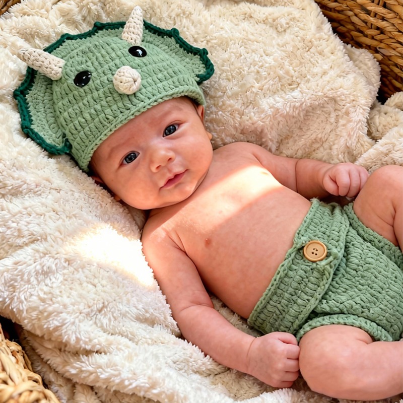 ชุดถ่ายภาพเด็กแรกเกิด 2 ชิ้น ช - Infant Photography Props Outfit บทวิจารณ์และราคา