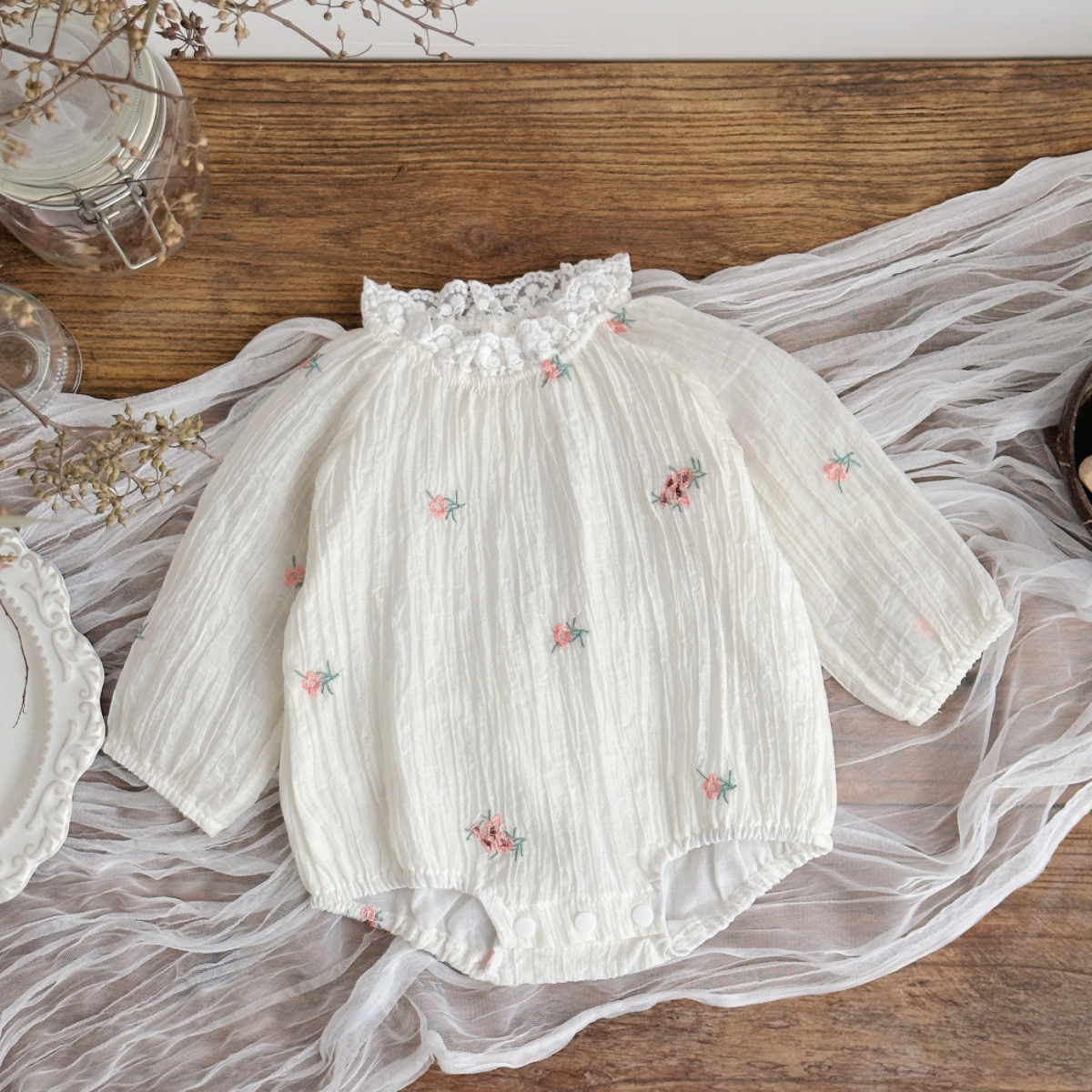 ฤดูร้อนทารกแรกเกิด 0-18M เด็กท - Newborn Baby Girl Romper Floral บทวิจารณ์และราคา
