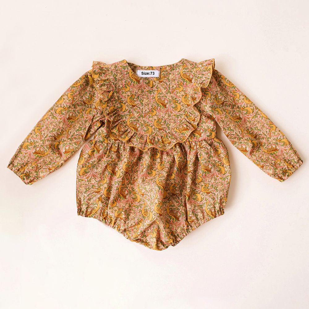 เสื้อผ้าเด็กผู้หญิงสําหรับ 0-2 - Newborn Baby Girl Romper Floral บทวิจารณ์และราคา