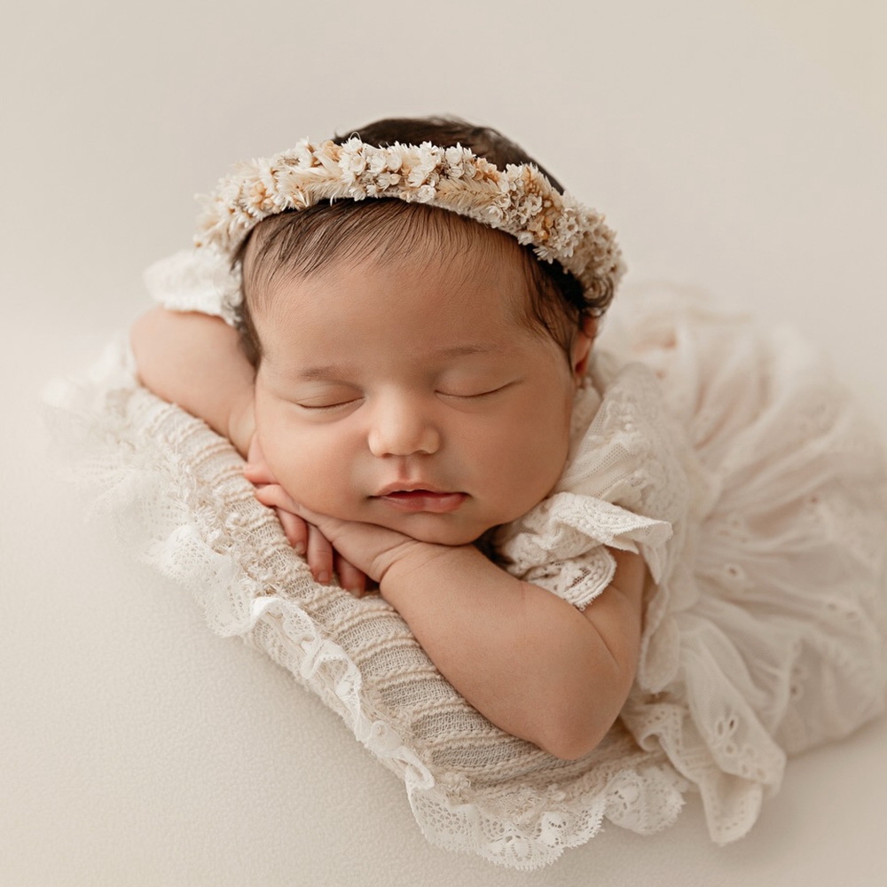 ชุดรอมเปอร์ปักลายสำหรับถ่ายภาพ - Newborn Baby Girl Romper Floral บทวิจารณ์และราคา