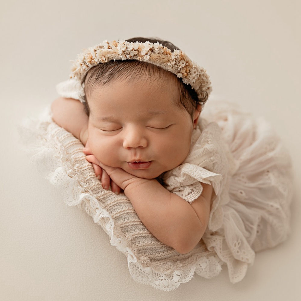 ชุดรอมเปอร์ปักลายสำหรับถ่ายภาพ - Newborn Baby Girl Romper Floral บทวิจารณ์และราคา
