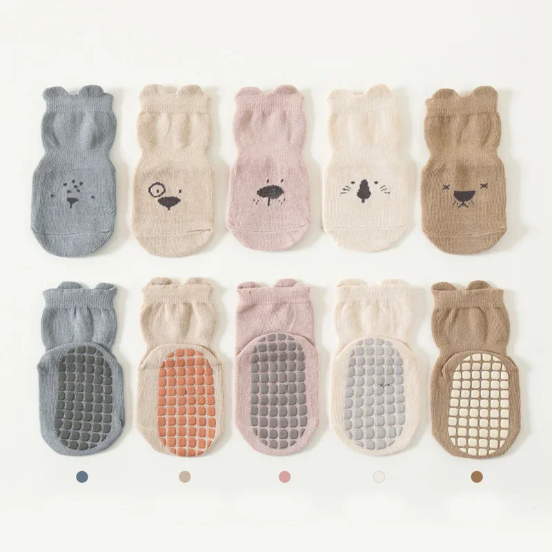 ถุงเท้ากันลื่นลายสัตว์น่ารักสำ - Unisex Baby Socks Non Slip บทวิจารณ์และราคา