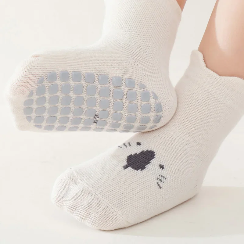 ถุงเท้ากันลื่นลายสัตว์น่ารักสำ - Unisex Baby Socks Non Slip บทวิจารณ์และราคา