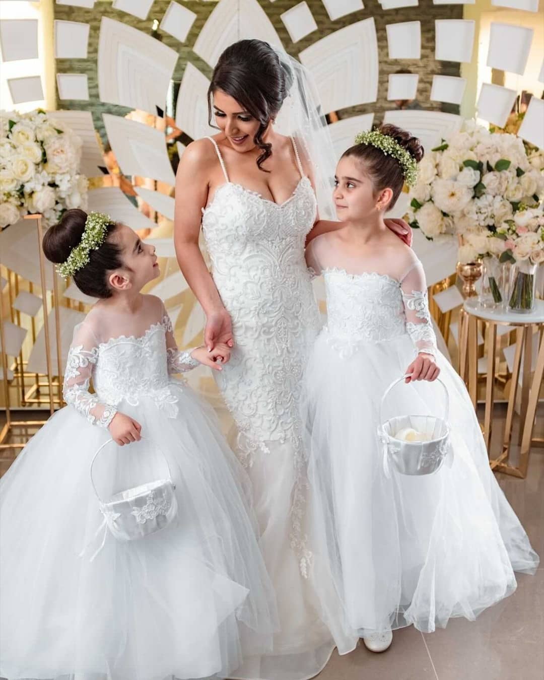 2024ชุดเดรสลูกไม้ผ้าโปร่งลายดอ - Toddler Girl Tulle Party Dress บทวิจารณ์และราคา
