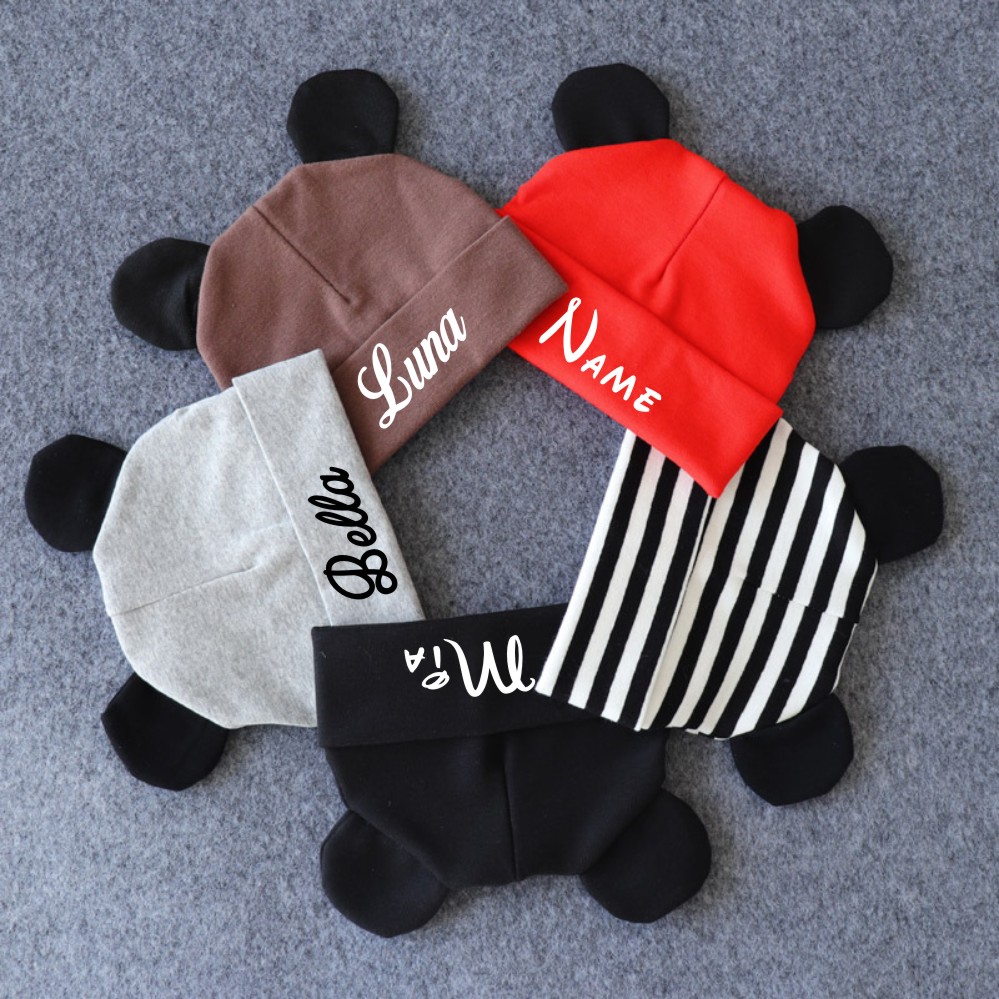 ส่วนบุคคลเด็กน่ารักหมวกเด็กแรก - Infant Beanie Hat With Ears บทวิจารณ์และราคา
