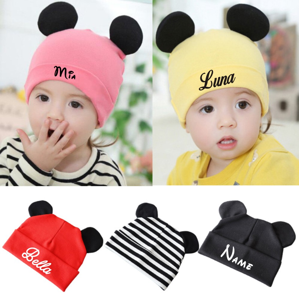 ส่วนบุคคลเด็กน่ารักหมวกเด็กแรก - Infant Beanie Hat With Ears บทวิจารณ์และราคา