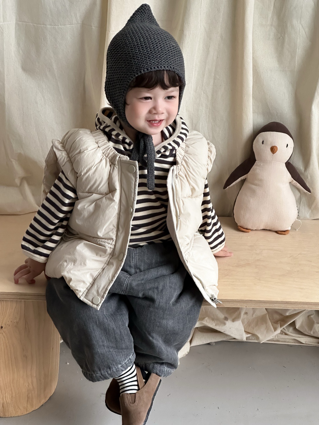 เสื้อกั๊กเด็กอ่อนแบบมีซับในสำห - Toddler Boy Winter Fleece Jacket บทวิจารณ์และราคา