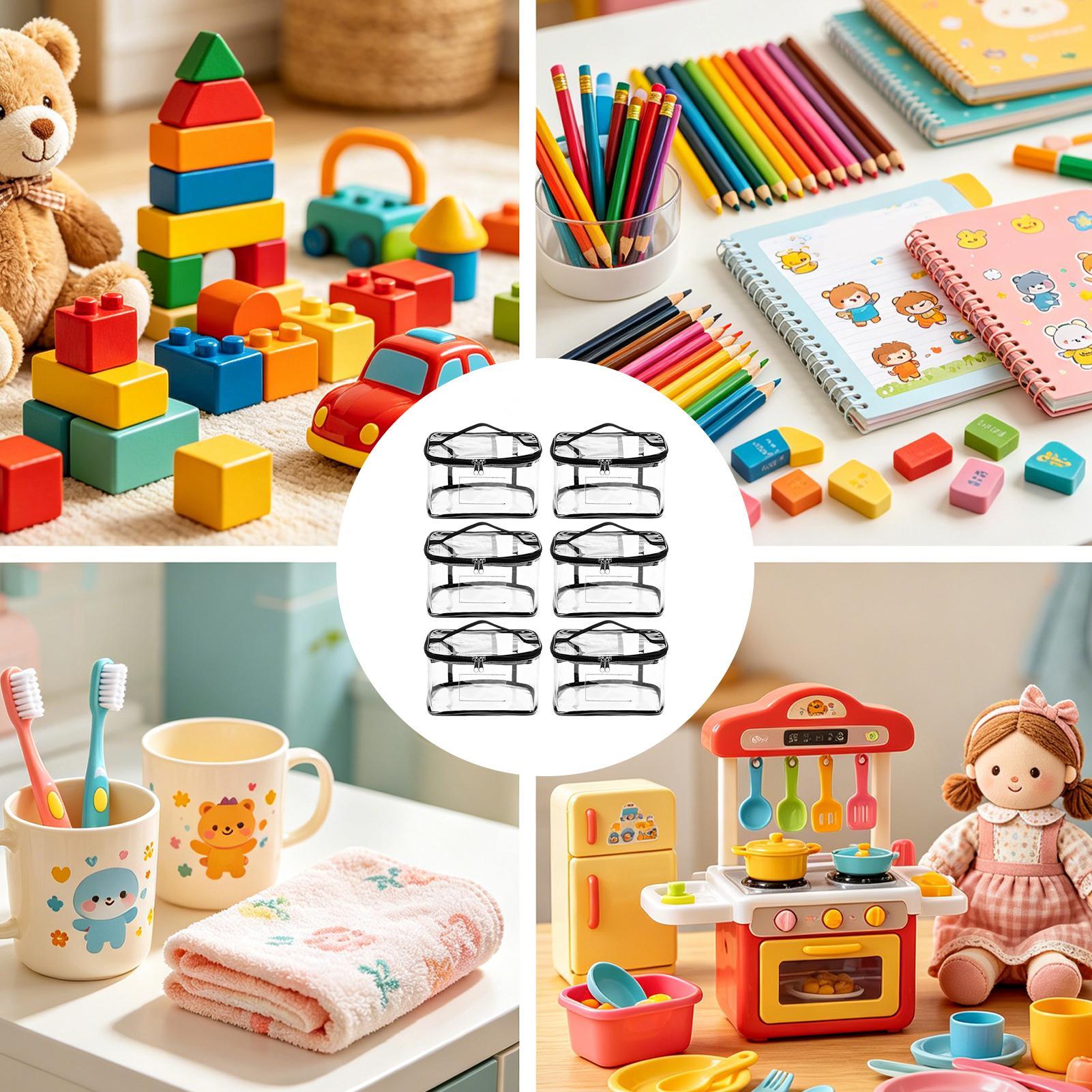 ถุงเก็บของเล่น 6 ชิ้น ถุงใสสำห - Nursery บทวิจารณ์และราคา