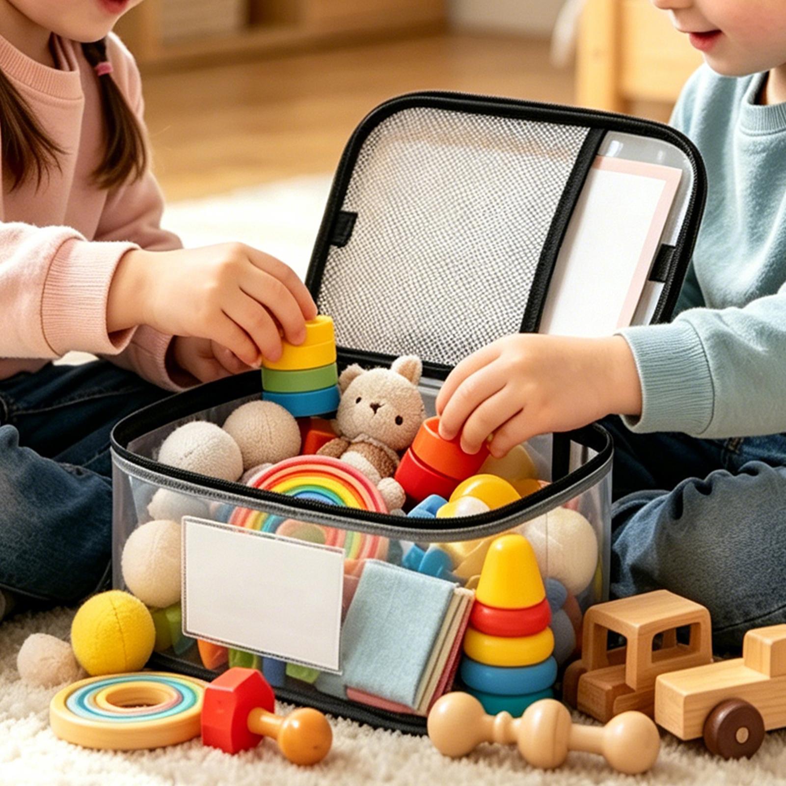ถุงเก็บของเล่น 6 ชิ้น ถุงใสสำห - Nursery บทวิจารณ์และราคา