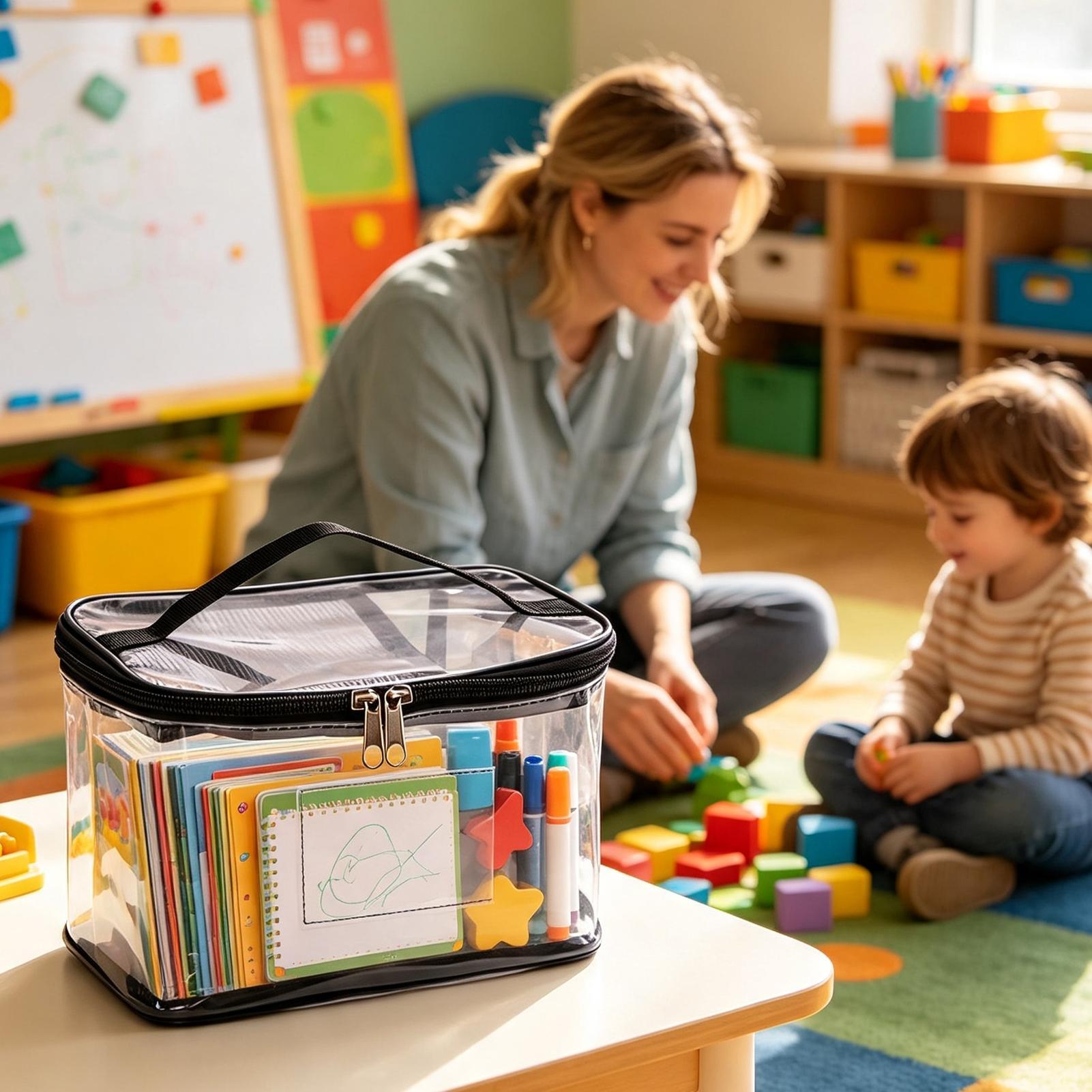 ถุงเก็บของเล่น 6 ชิ้น ถุงใสสำห - Nursery บทวิจารณ์และราคา