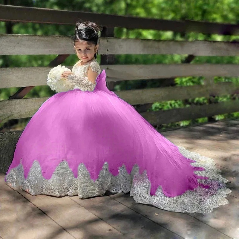ชุดเดรสเจ้าหญิงสำหรับเด็กผู้หญ - Toddler Girl Tulle Party Dress บทวิจารณ์และราคา