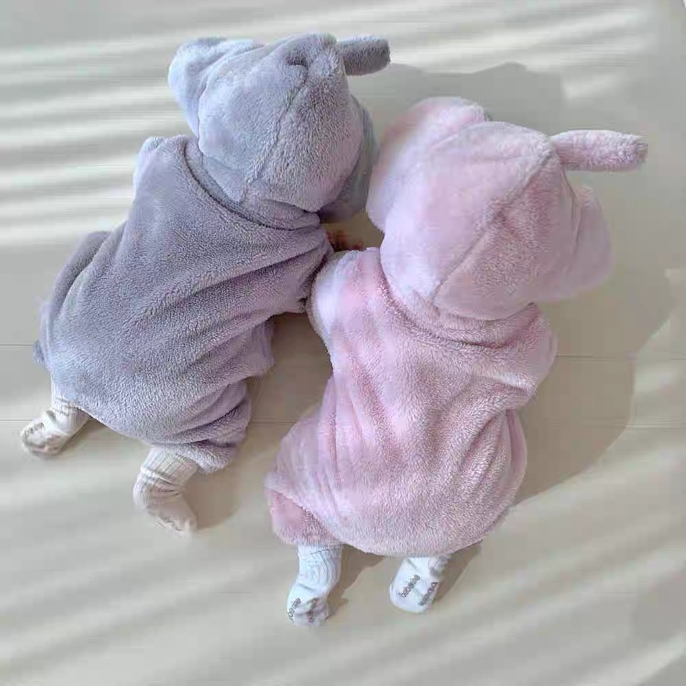 ชุดนอนช้างน่ารักสำหรับเด็กผู้ห - Cotton Baby Onesies Zipper บทวิจารณ์และราคา