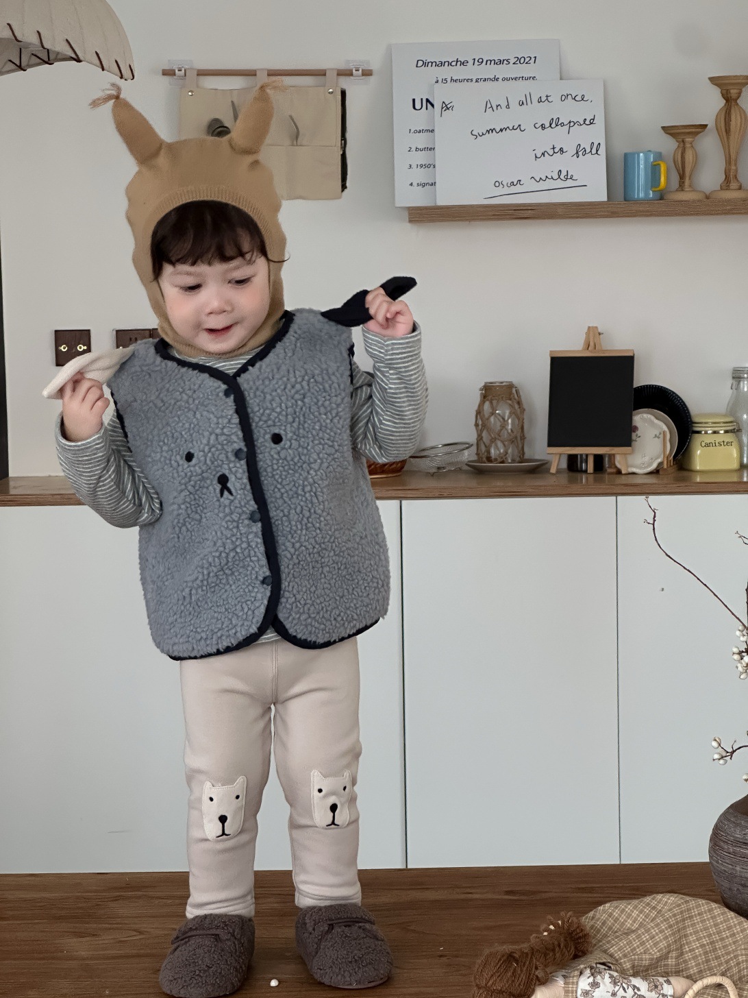 เสื้อกั๊กเด็กอ่อนแบบไม่มีแขน ผ - Toddler Boy Winter Fleece Jacket บทวิจารณ์และราคา