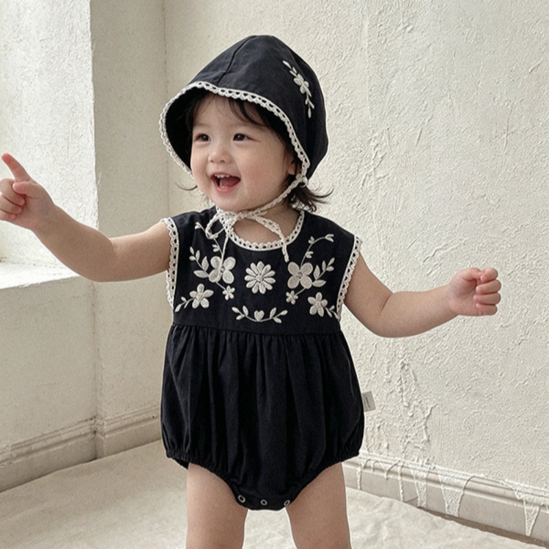 ZOETOPKID ฤดูร้อนเด็กวัยหัดเดิ - Baby Summer Linen Sleeveless Jumpsuit บทวิจารณ์และราคา