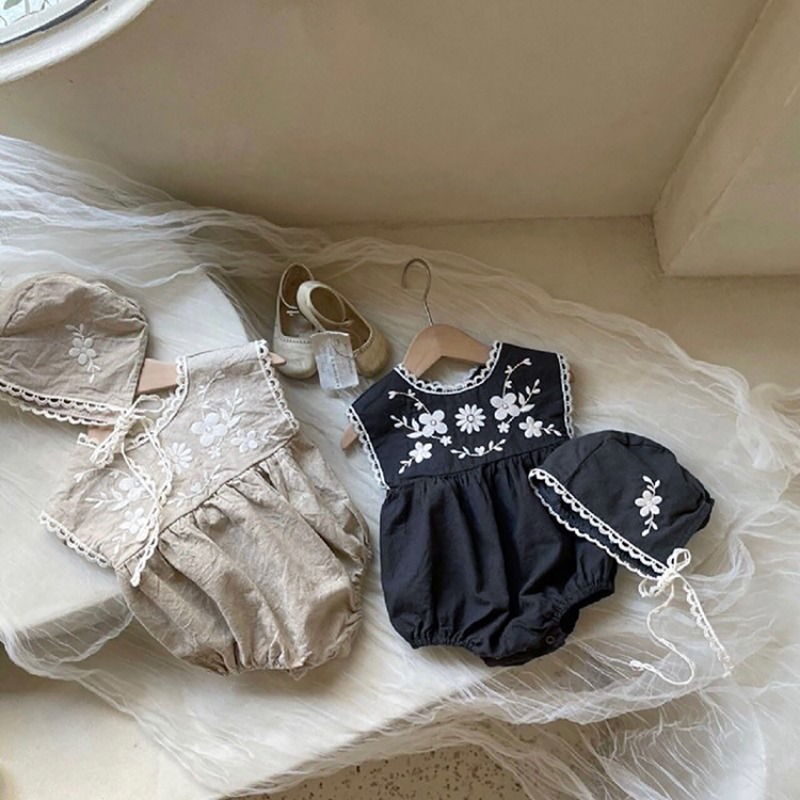 ZOETOPKID ฤดูร้อนเด็กวัยหัดเดิ - Baby Summer Linen Sleeveless Jumpsuit บทวิจารณ์และราคา