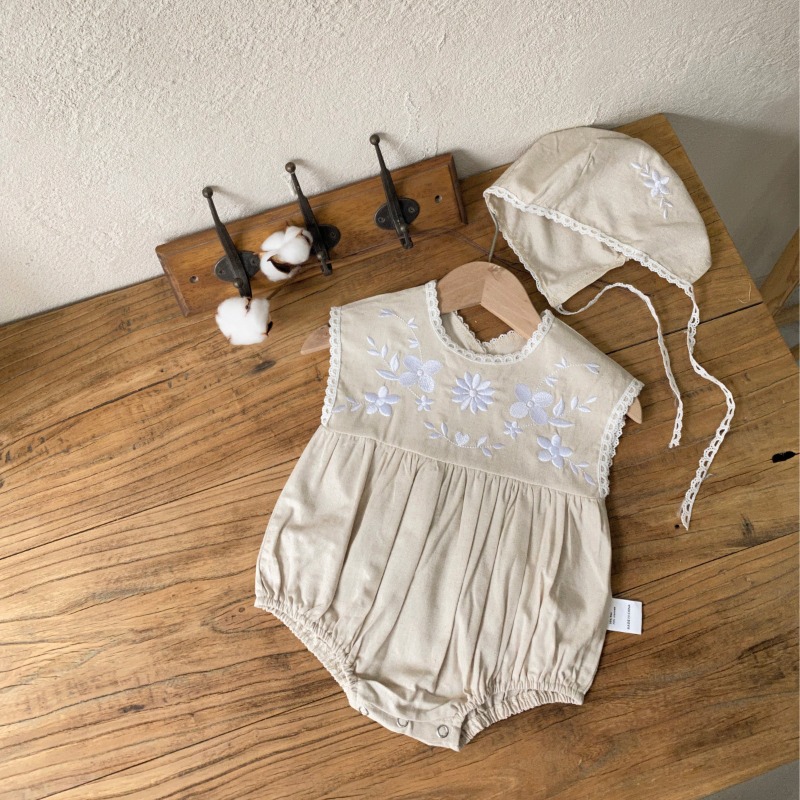 ZOETOPKID ฤดูร้อนเด็กวัยหัดเดิ - Baby Summer Linen Sleeveless Jumpsuit บทวิจารณ์และราคา