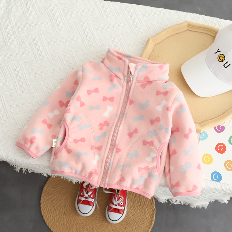 เสื้อโค้ทเด็กผู้ชายลายการ์ตูนผ - Toddler Boy Winter Fleece Jacket บทวิจารณ์และราคา