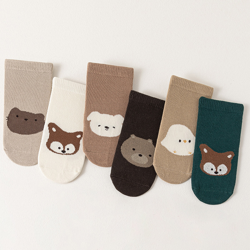 ถุงเท้ากันลื่นลายการ์ตูนสัตว์น - Unisex Baby Socks Non Slip บทวิจารณ์และราคา