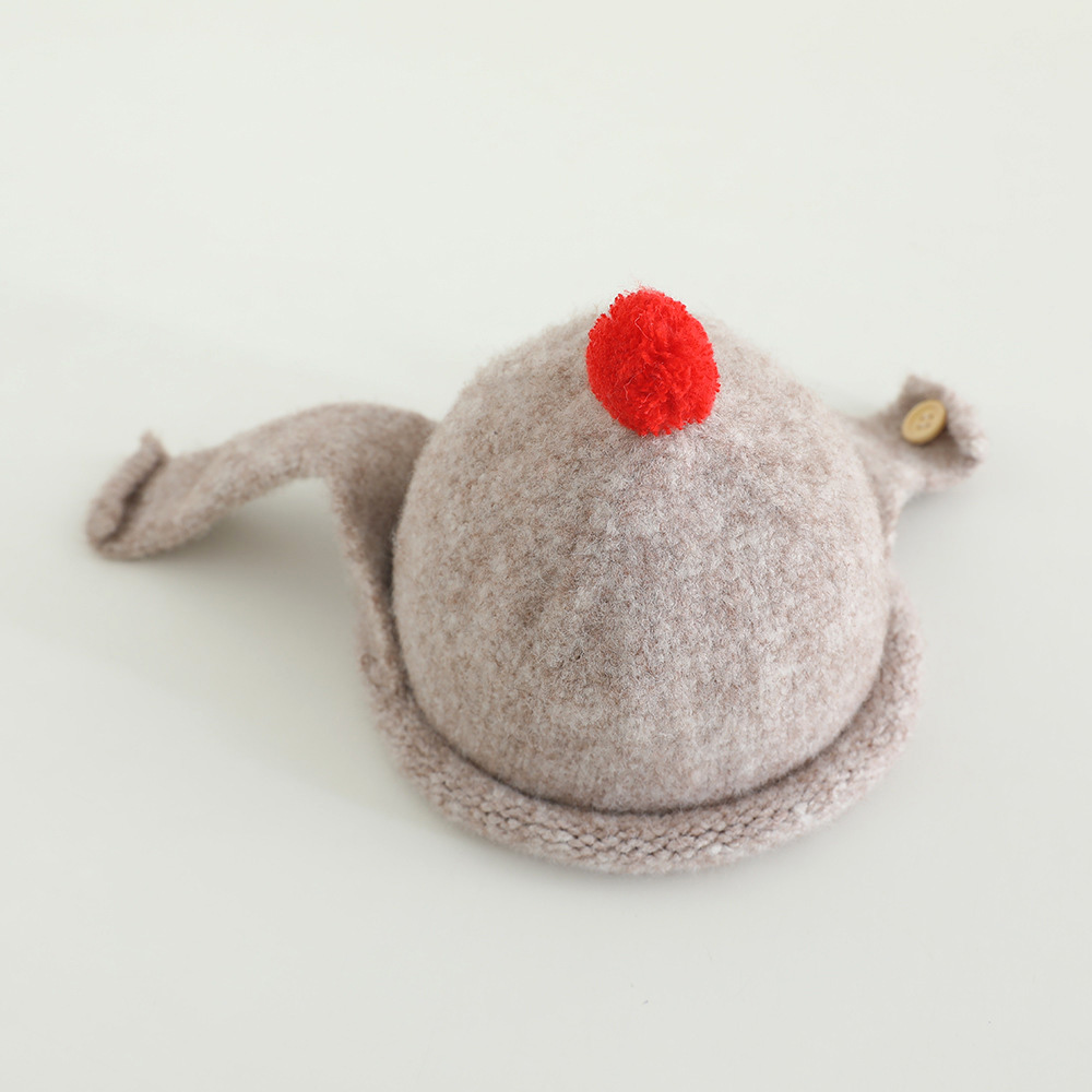 หมวกไหมพรมเด็กอ่อนแบบปิดหู ลาย - Infant Beanie Hat With Ears บทวิจารณ์และราคา