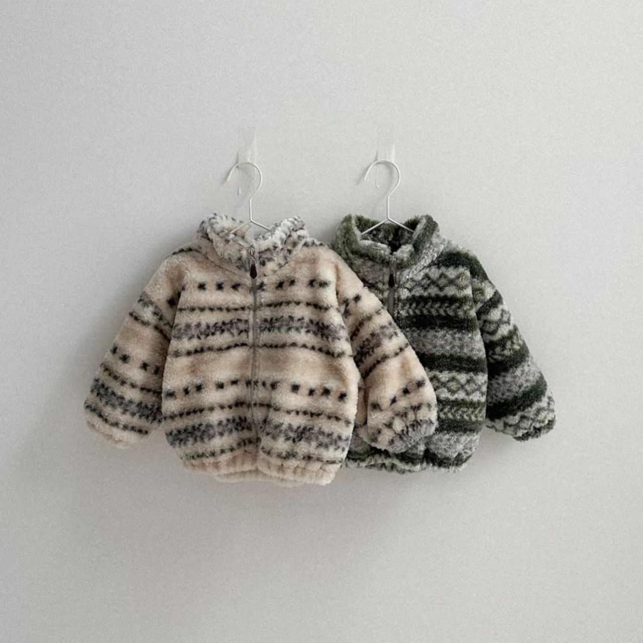 เสื้อโค้ทขนแกะอุ่นสำหรับเด็กทา - Toddler Boy Winter Fleece Jacket บทวิจารณ์และราคา