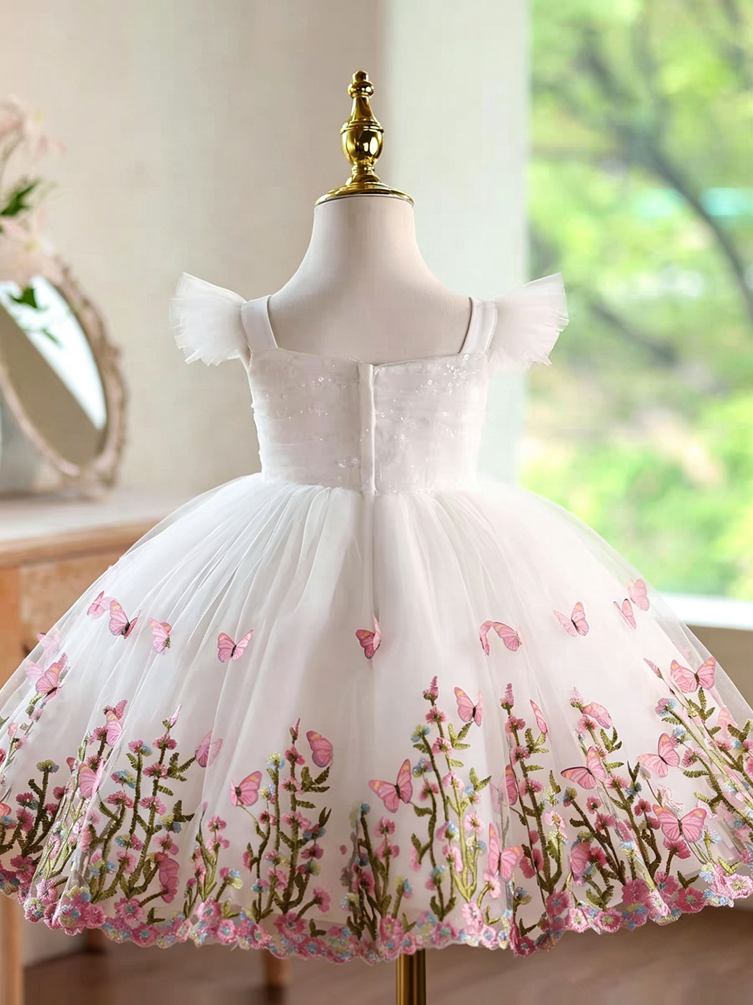 จิล วิช ดี 277 ชุดเดรสเด็กผู้ห - Toddler Girl Tulle Party Dress บทวิจารณ์และราคา