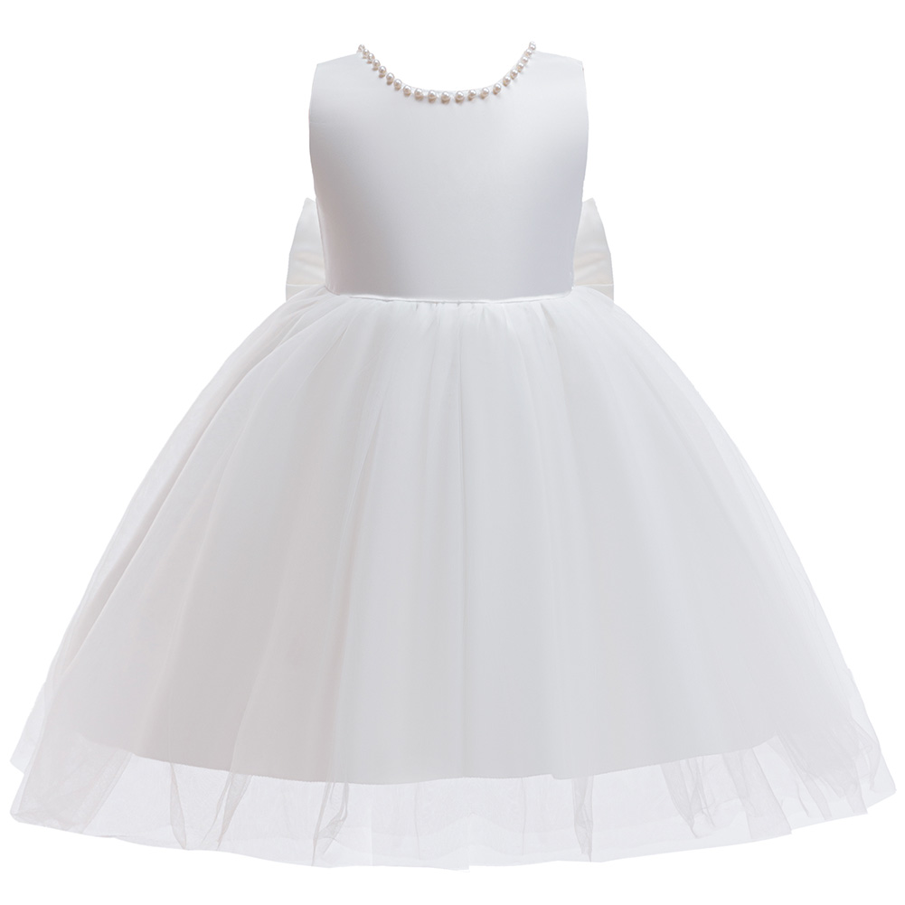 ชุดเดรสสีขาวสำหรับเด็กผู้หญิง  - Toddler Girl Tulle Party Dress บทวิจารณ์และราคา