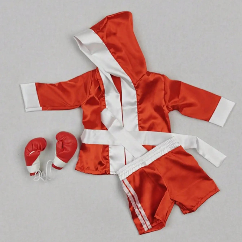 ชุดถ่ายภาพเด็กแรกเกิด ชุดนักมว - Infant Photography Props Outfit บทวิจารณ์และราคา