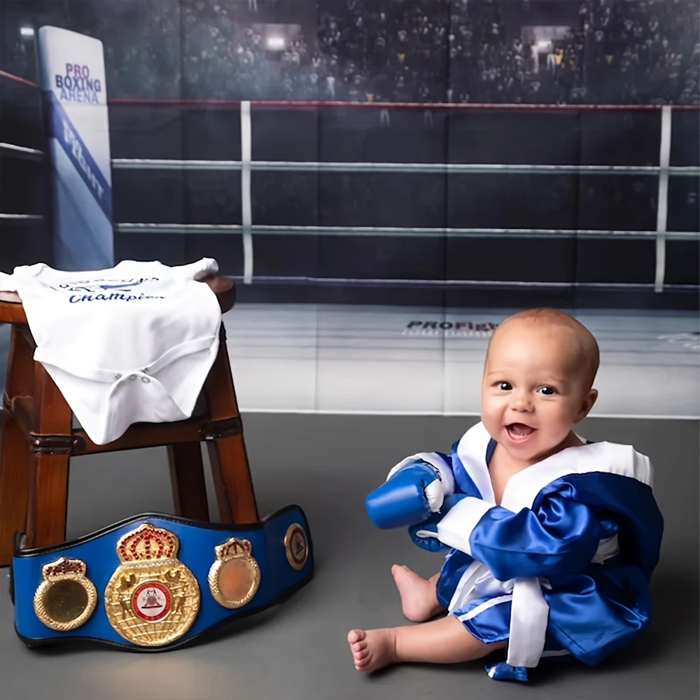 ชุดถ่ายภาพเด็กแรกเกิด ชุดนักมว - Infant Photography Props Outfit บทวิจารณ์และราคา