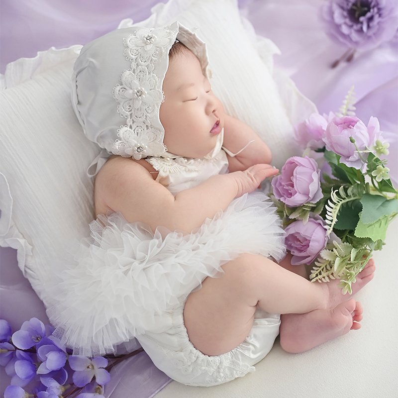 ชุดถ่ายภาพทารกแรกเกิด ชุดหมวกล - Infant Photography Props Outfit บทวิจารณ์และราคา