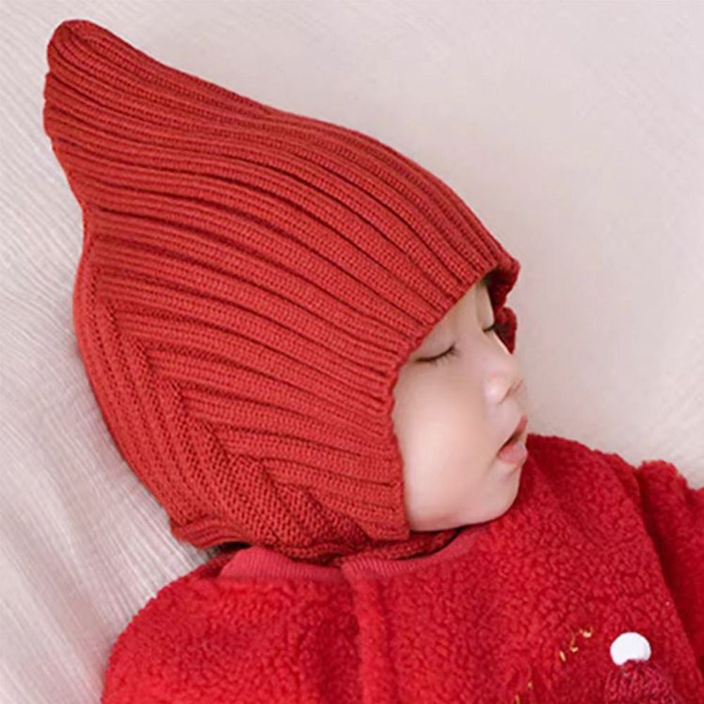 หมวกเด็กทารกสีพื้นน่ารัก หมวกไ - Infant Beanie Hat With Ears บทวิจารณ์และราคา