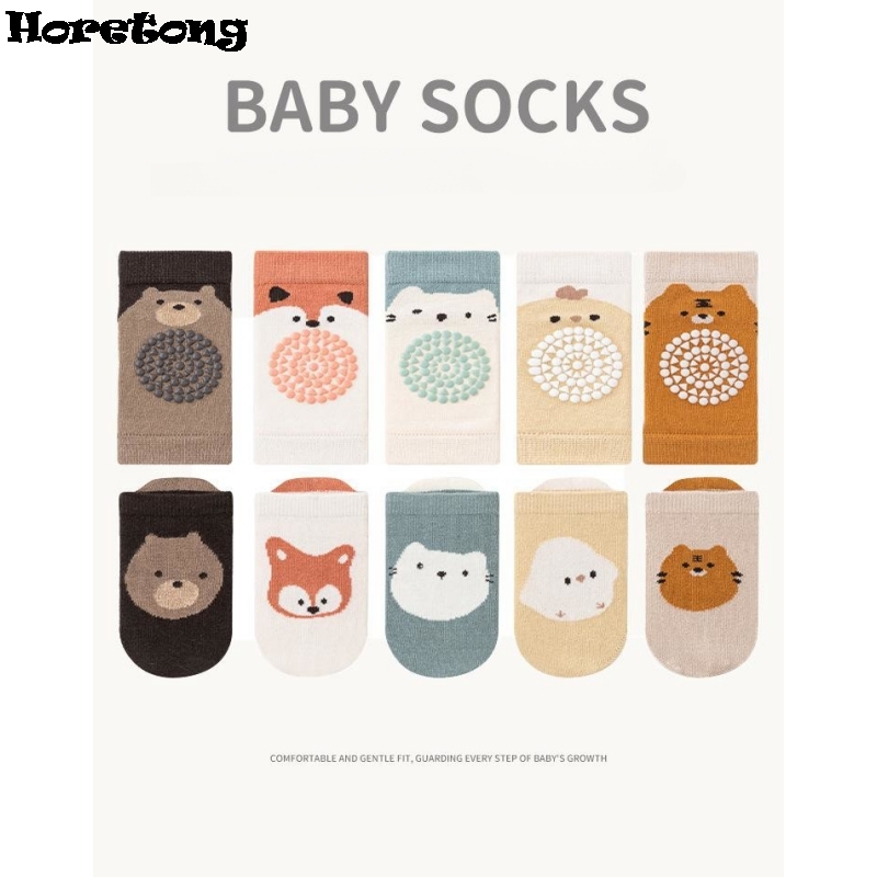 ชุดสนับเข่าเด็กอ่อนสำหรับฤดูร้ - Unisex Baby Socks Non Slip บทวิจารณ์และราคา