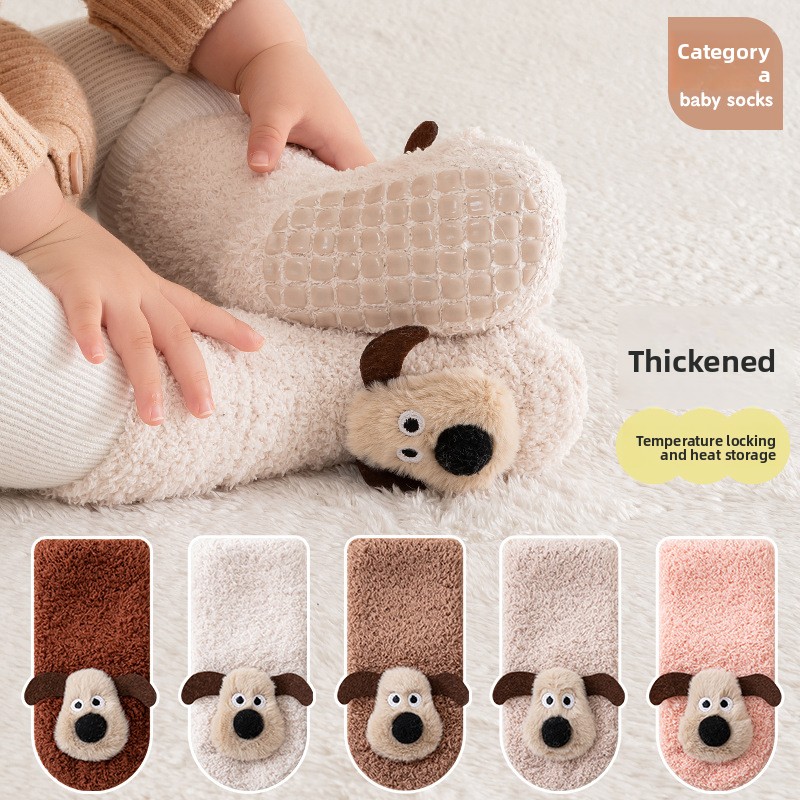 ถุงเท้าเด็กกันลื่นลายสัตว์ ถุง - Unisex Baby Socks Non Slip บทวิจารณ์และราคา
