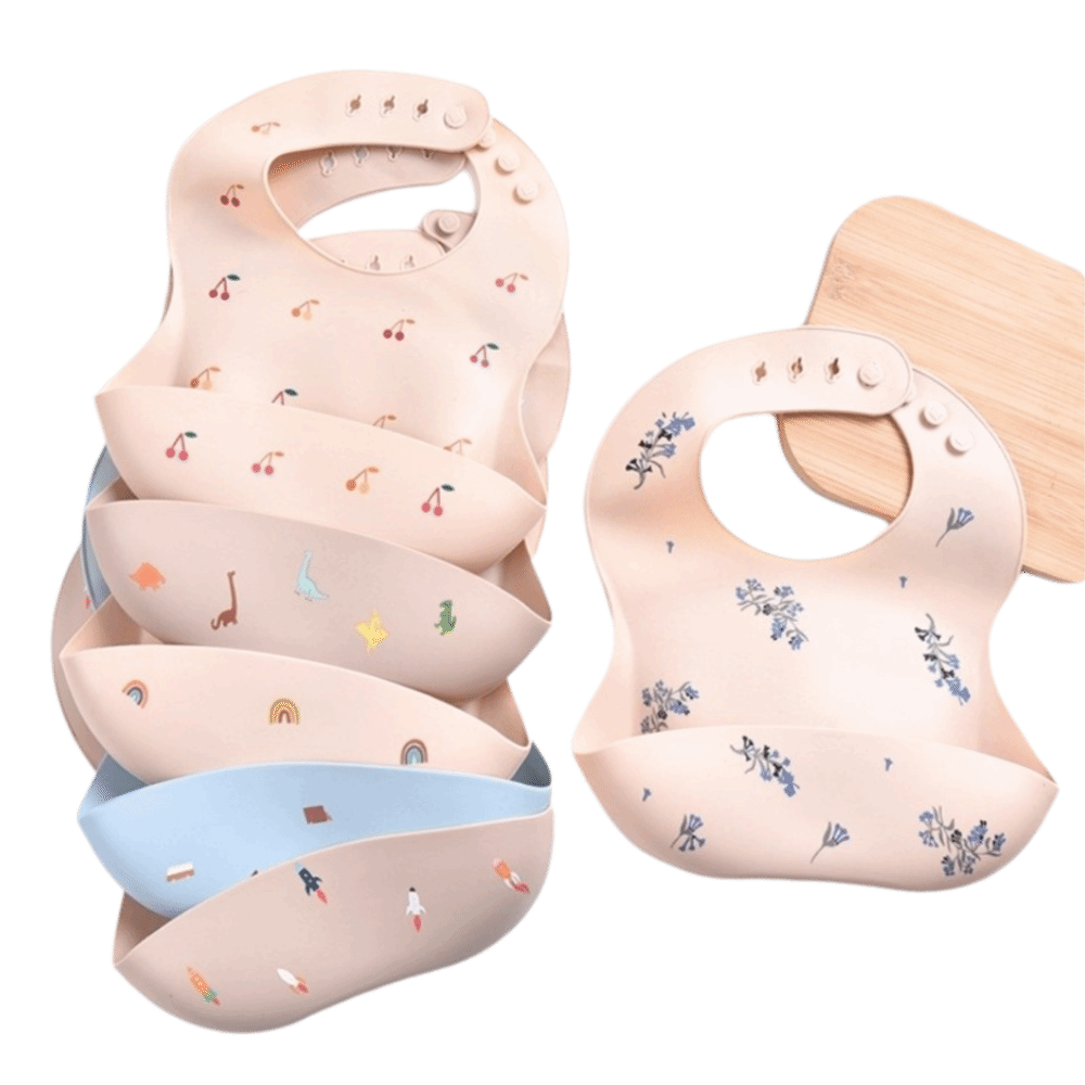 ผ้ากันเปื้อนซิลิโคนสำหรับเด็กแ - Waterproof Baby Bibs Silicone บทวิจารณ์และราคา